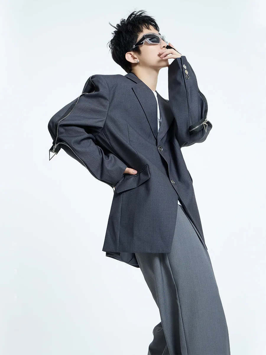 【23s September.】Metallic Embellished Blazer-L
