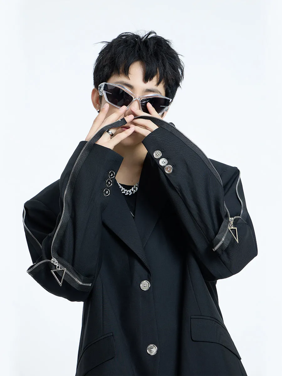 【23s September.】Metallic Embellished Blazer-L