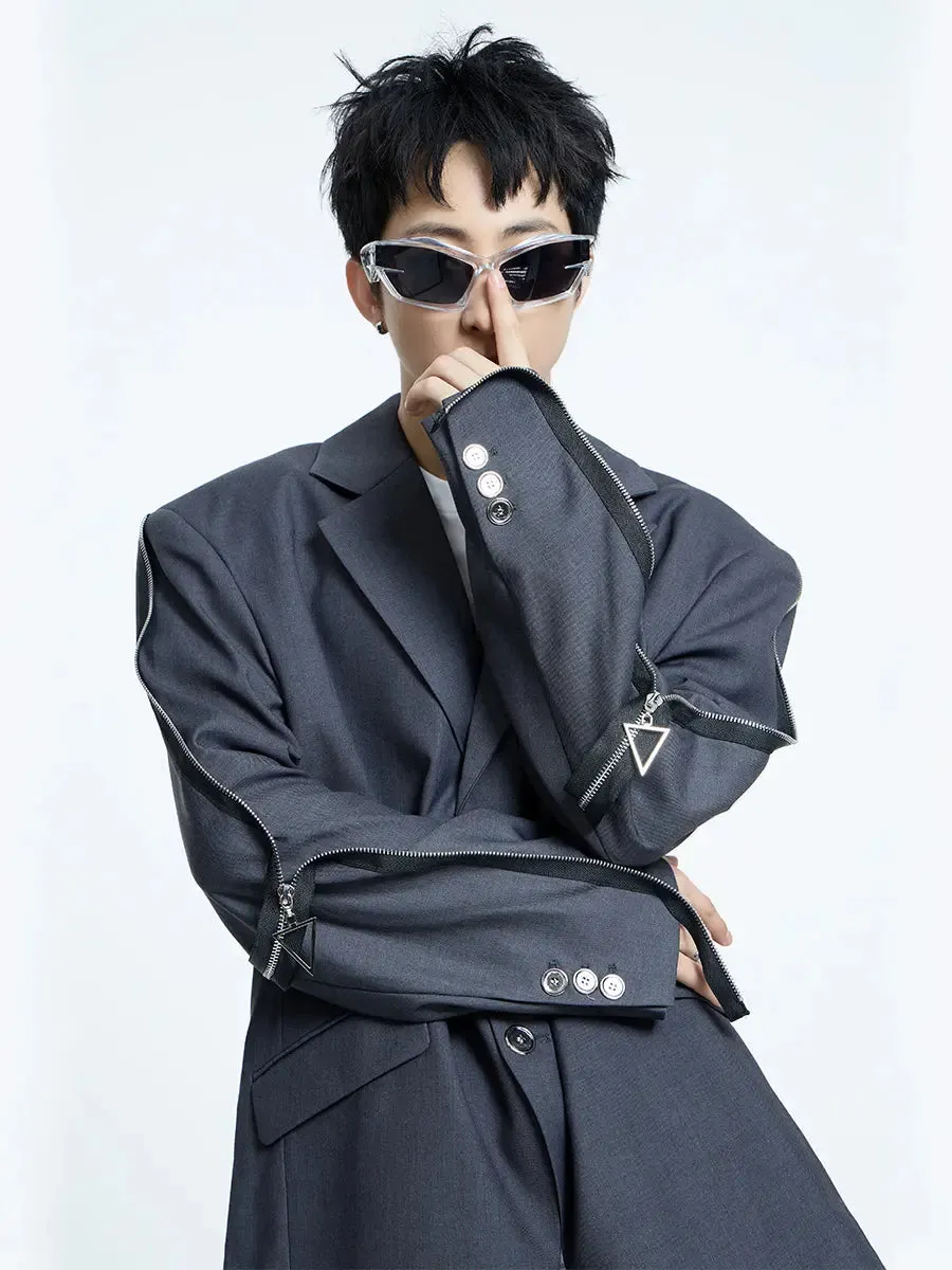 【23s September.】Metallic Embellished Blazer