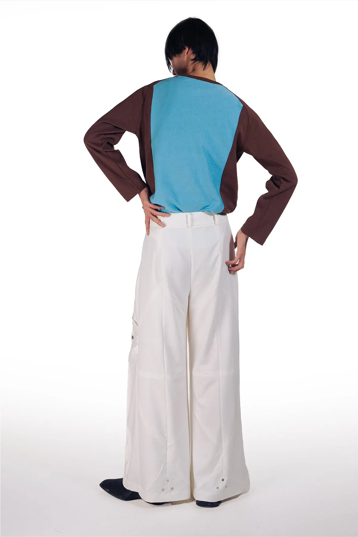 2WAY Casual Wide Leg Pants