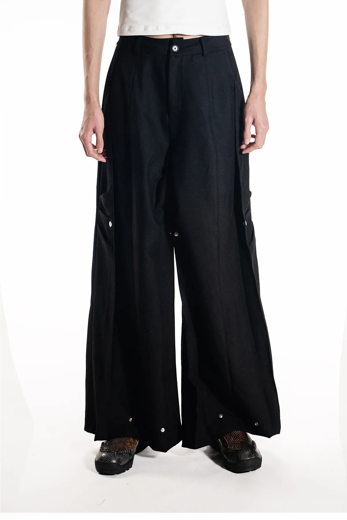2WAY Casual Wide Leg Pants