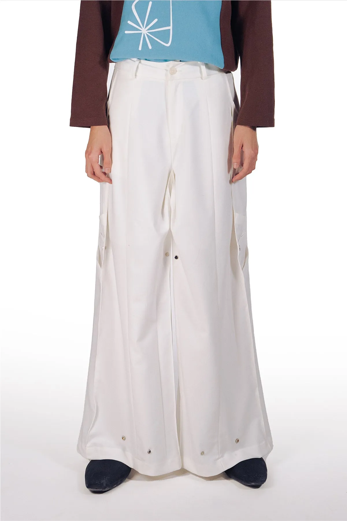 2WAY Casual Wide Leg Pants