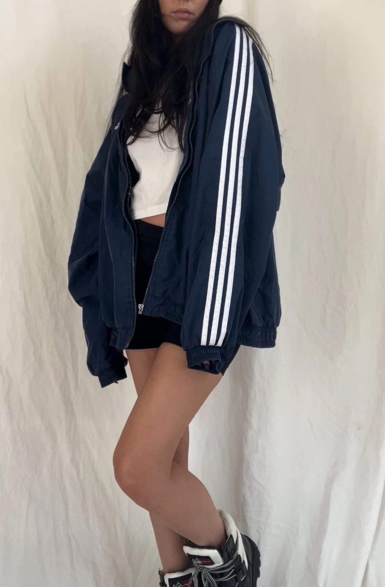 90’s Navy Windbreaker