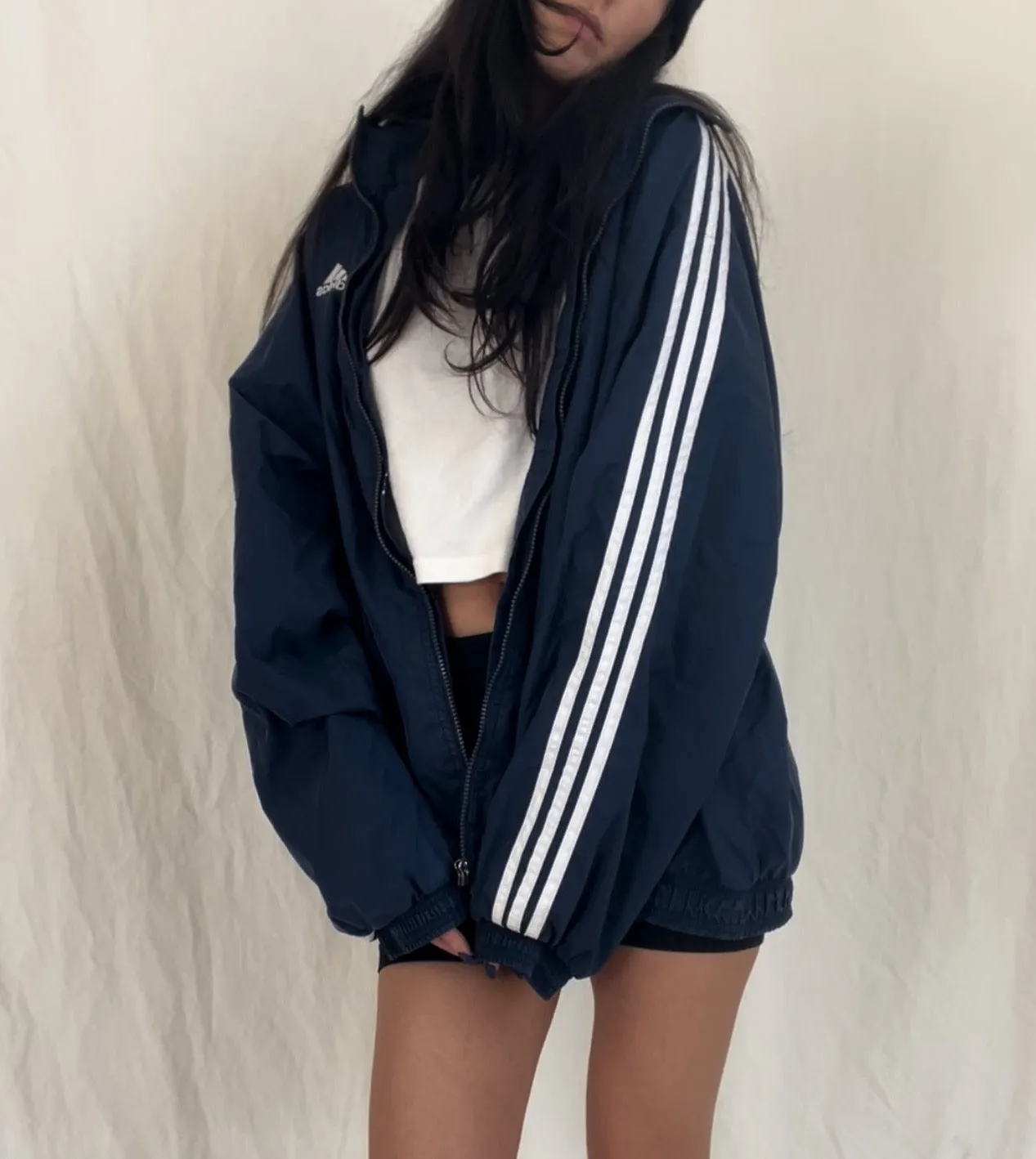 90’s Navy Windbreaker