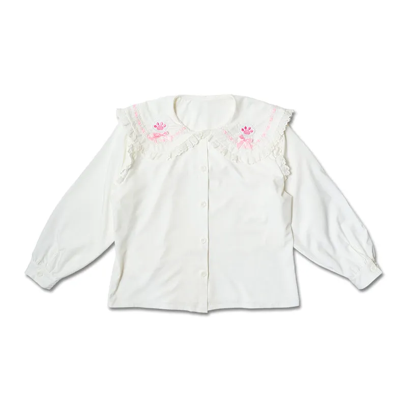 ACDC RAG "Whip Cat" sailor blouse