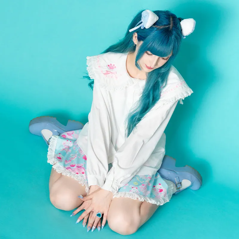 ACDC RAG "Whip Cat" sailor blouse