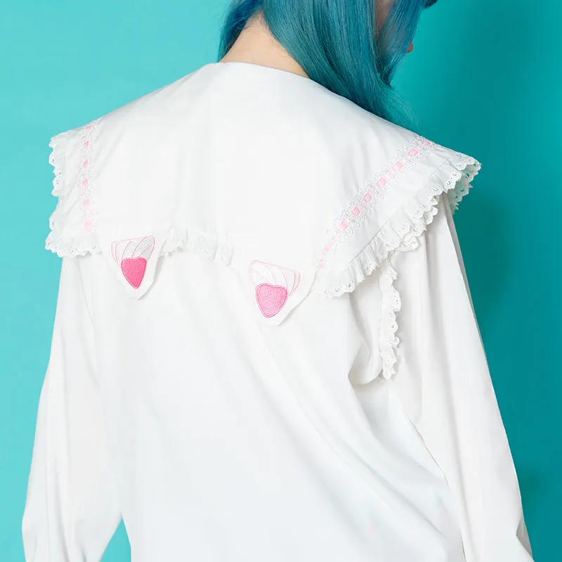 ACDC RAG "Whip Cat" sailor blouse