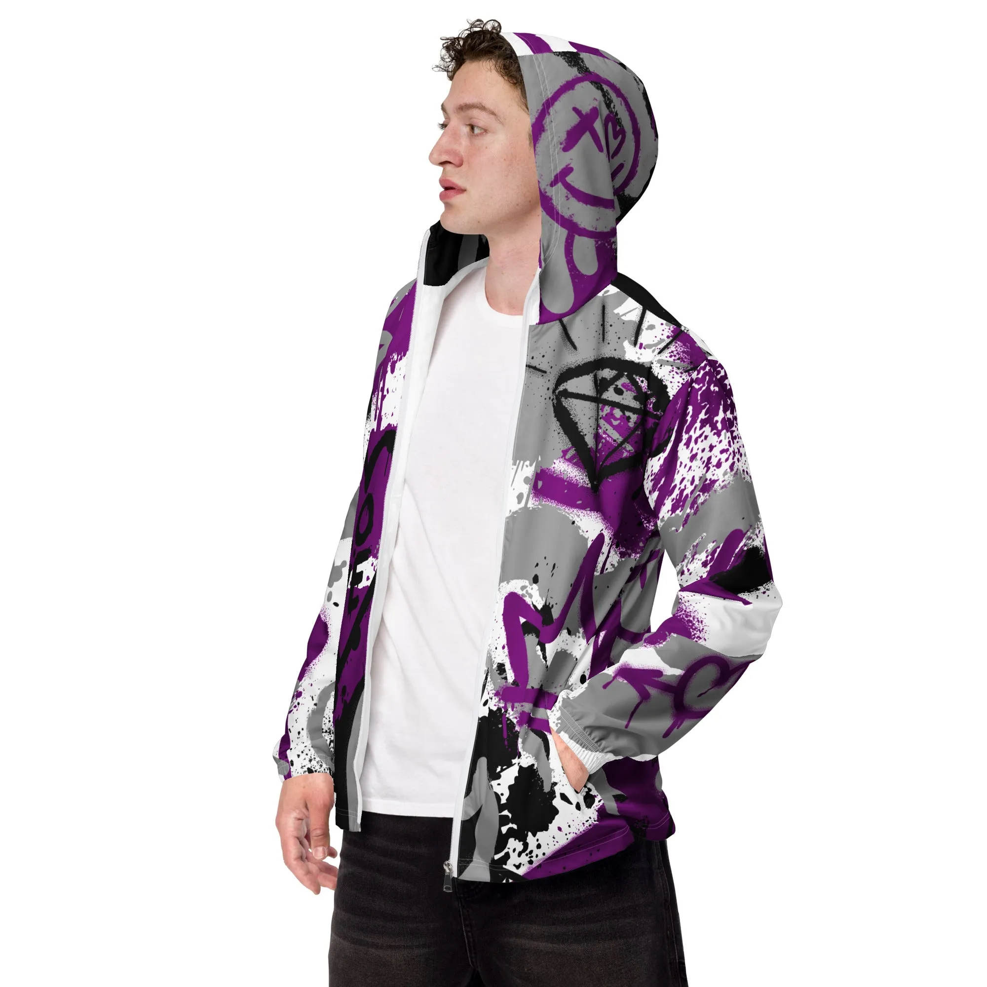 Aces Asexual Pride Graffiti Jacket