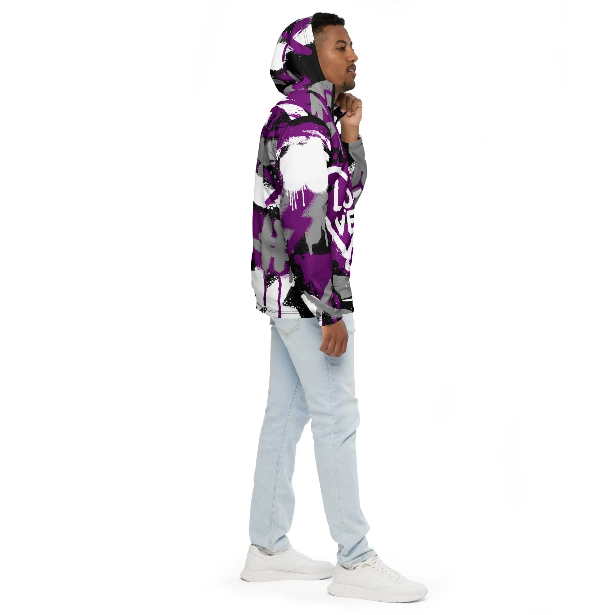 Aces Asexual Pride Graffiti Jacket