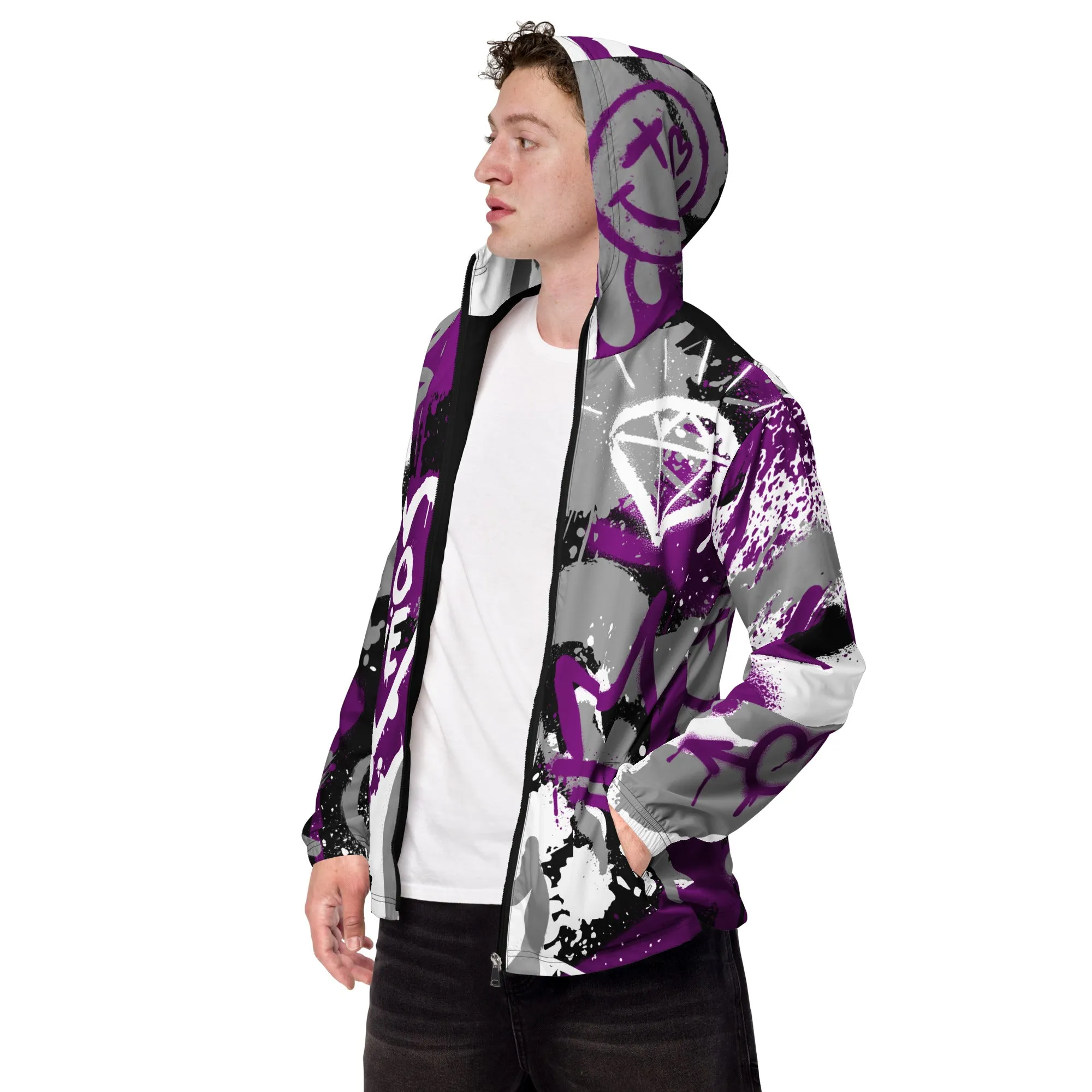 Aces Asexual Pride Graffiti Jacket