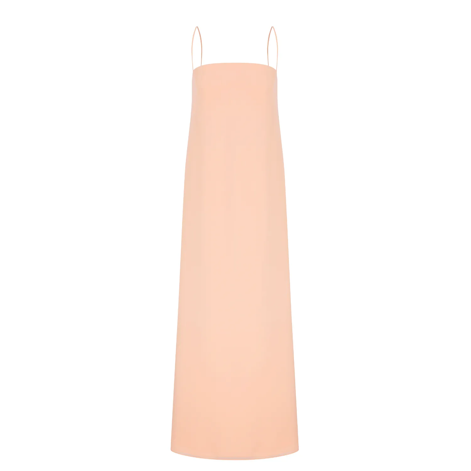 Aella Long Dress in Apricot Cream
