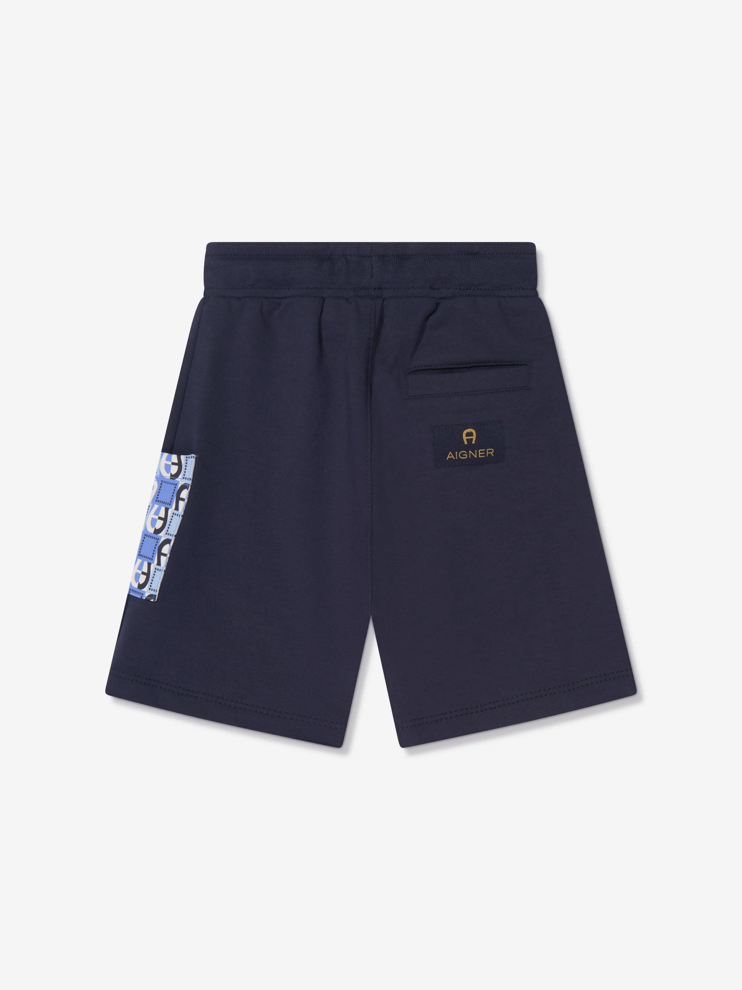 Aigner Baby Boys Logo Shorts in Navy