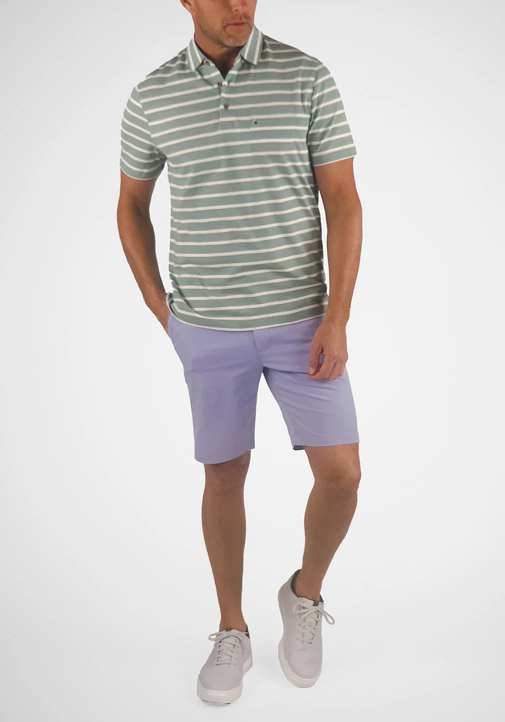 Airotec® Jersey Sailor Stripe Polo