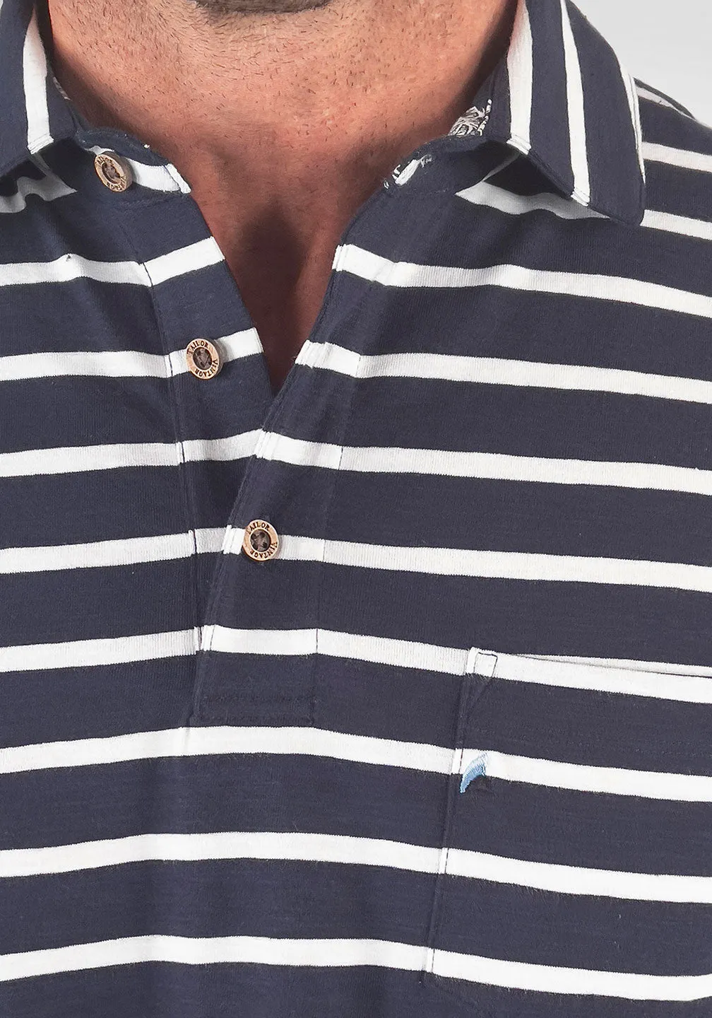 Airotec® Jersey Sailor Stripe Polo