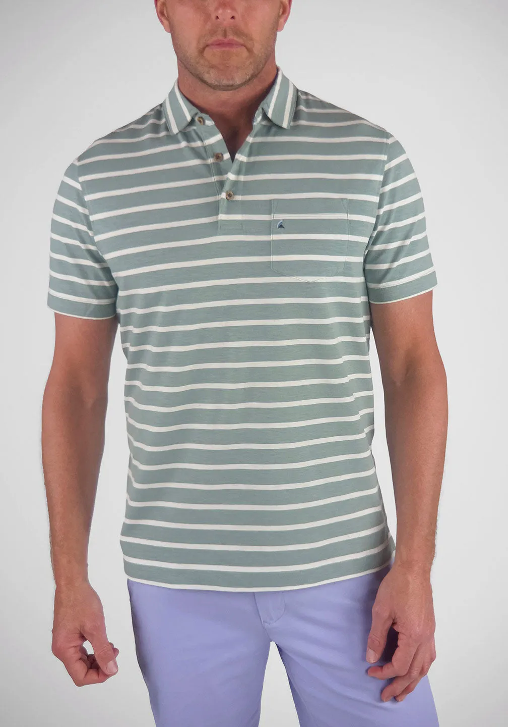 Airotec® Jersey Sailor Stripe Polo