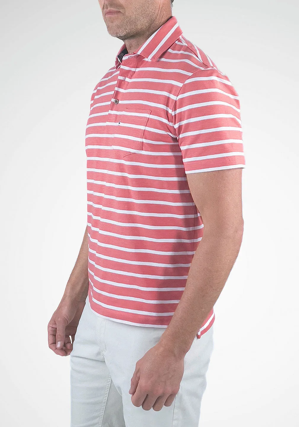 Airotec® Jersey Sailor Stripe Polo