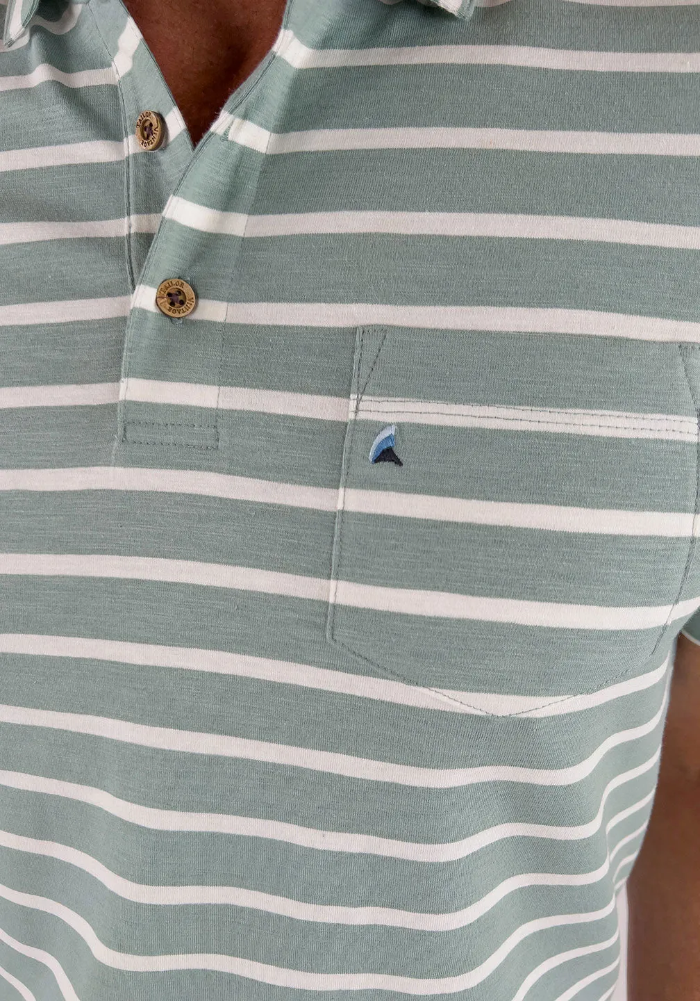 Airotec® Jersey Sailor Stripe Polo