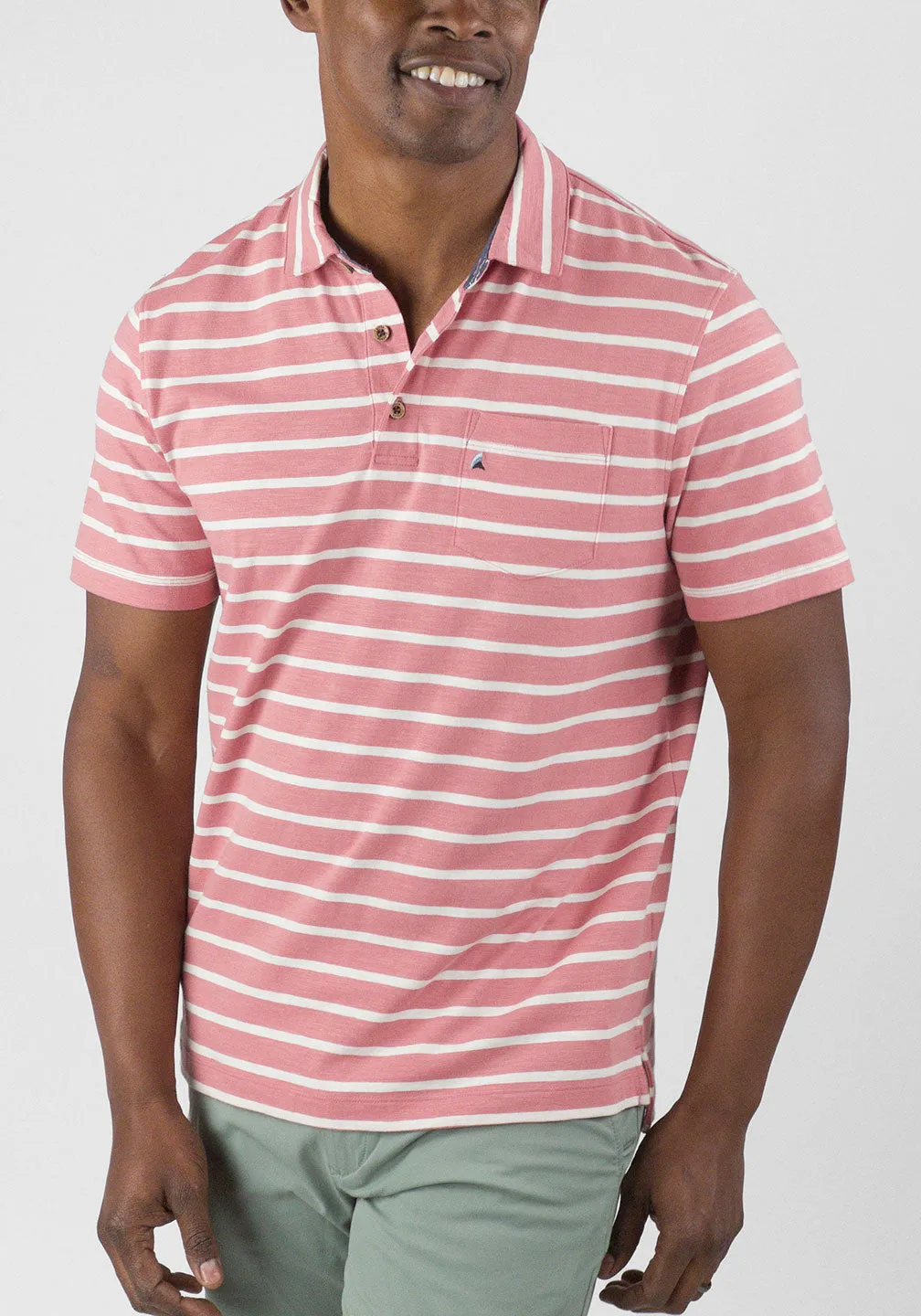 Airotec® Jersey Sailor Stripe Polo