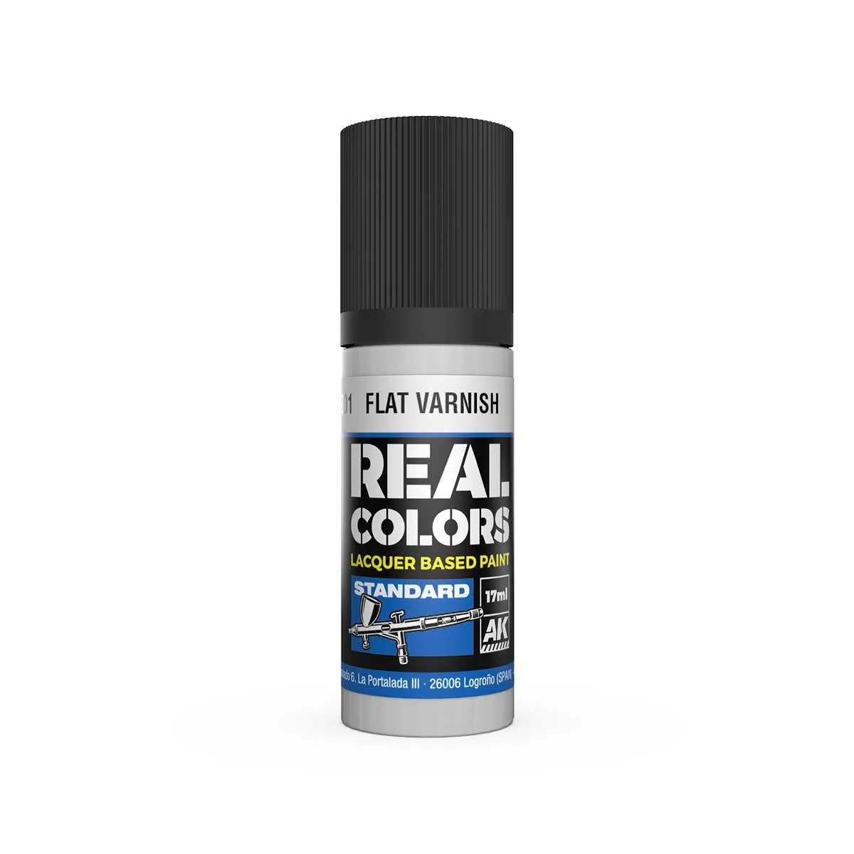 AK Interactive RC801 Real Colors Flat Varnish Paint 17ml