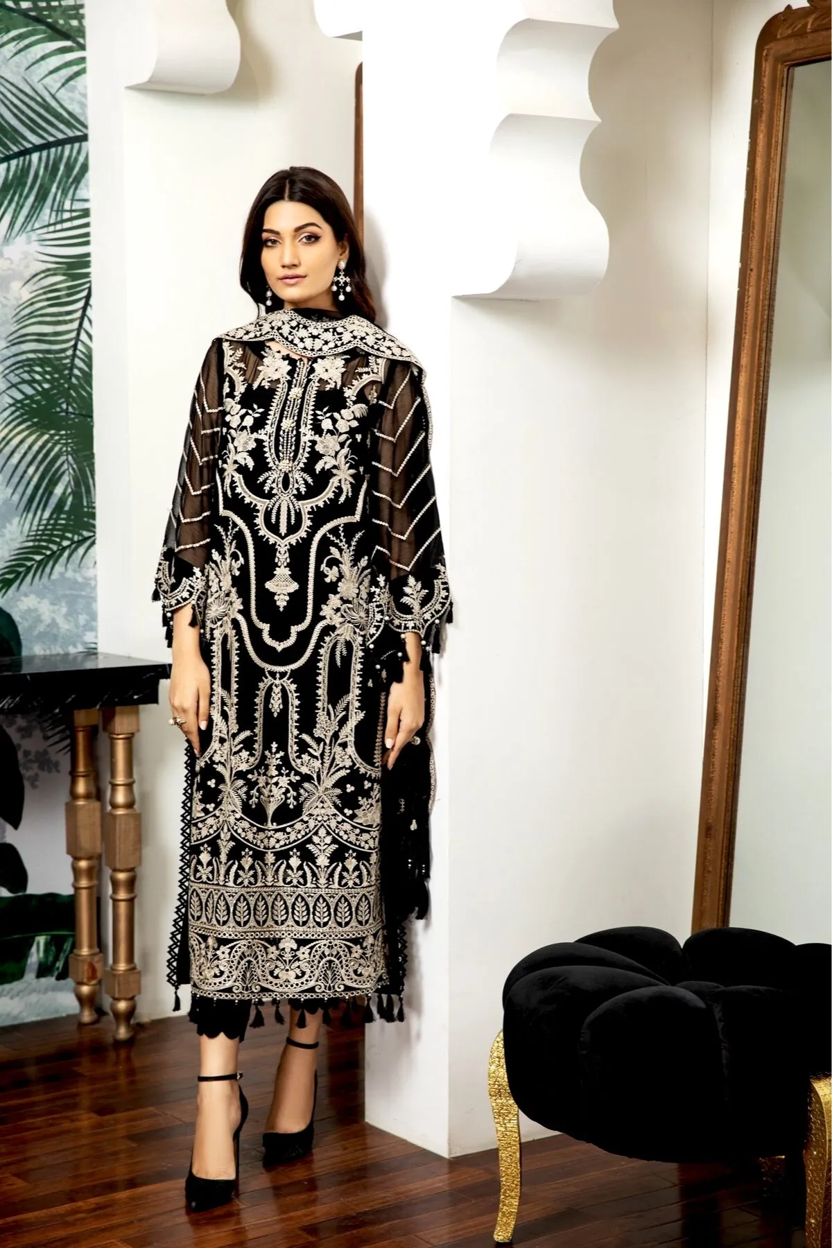 Alizeh Embroidered Chiffon Royale De Luxe Collection – Clara