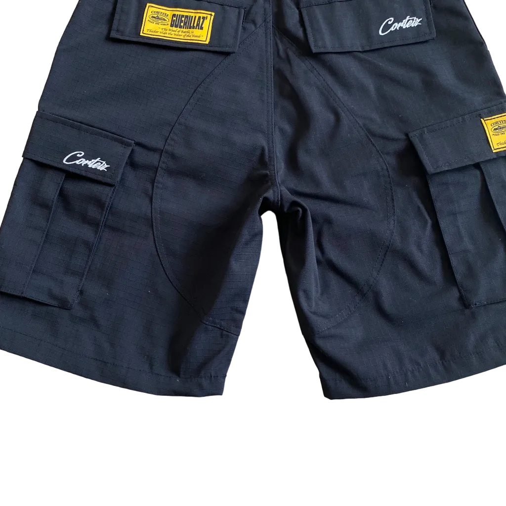 Bermuda Corteiz Guerillaz Cargo Preto