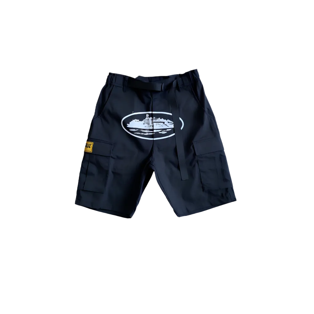 Bermuda Corteiz Guerillaz Cargo Preto