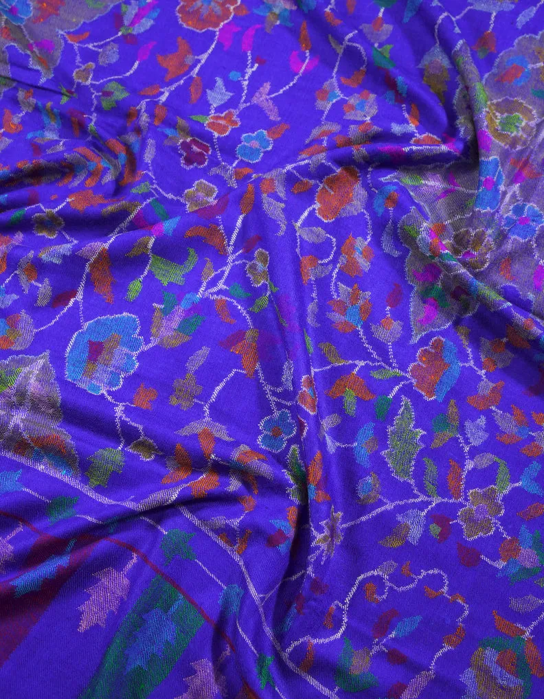 blue men"s kani jamma pashmina shawl 8872