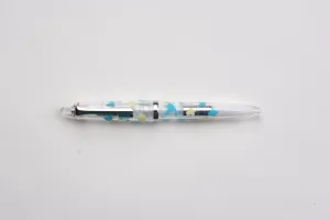 BUNGUBOX Original Fountain Pen - Alice in Wonderland - White & Blue