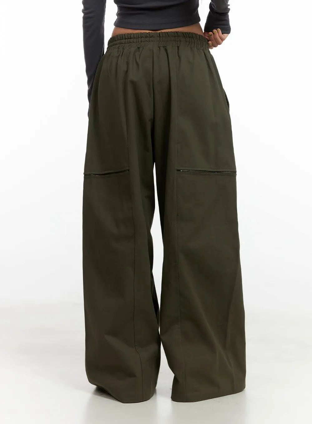 Cargo Chic Wide-Leg Pants CO424