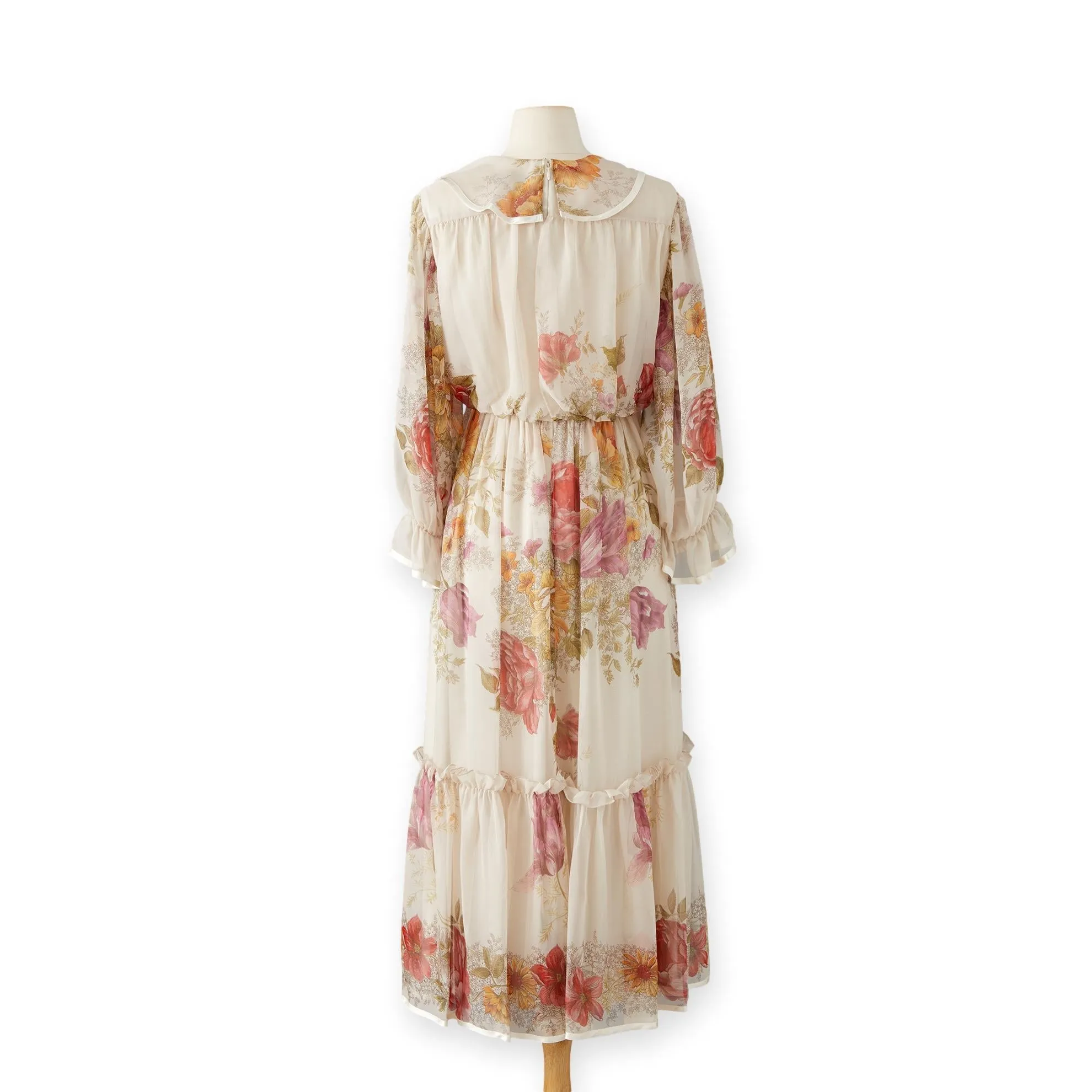 Chiffon Ruffle Dress