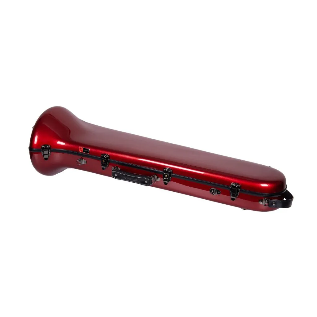 Crossrock CRF1020TB-RD Fiberglass Tenor Trombone Case - Red