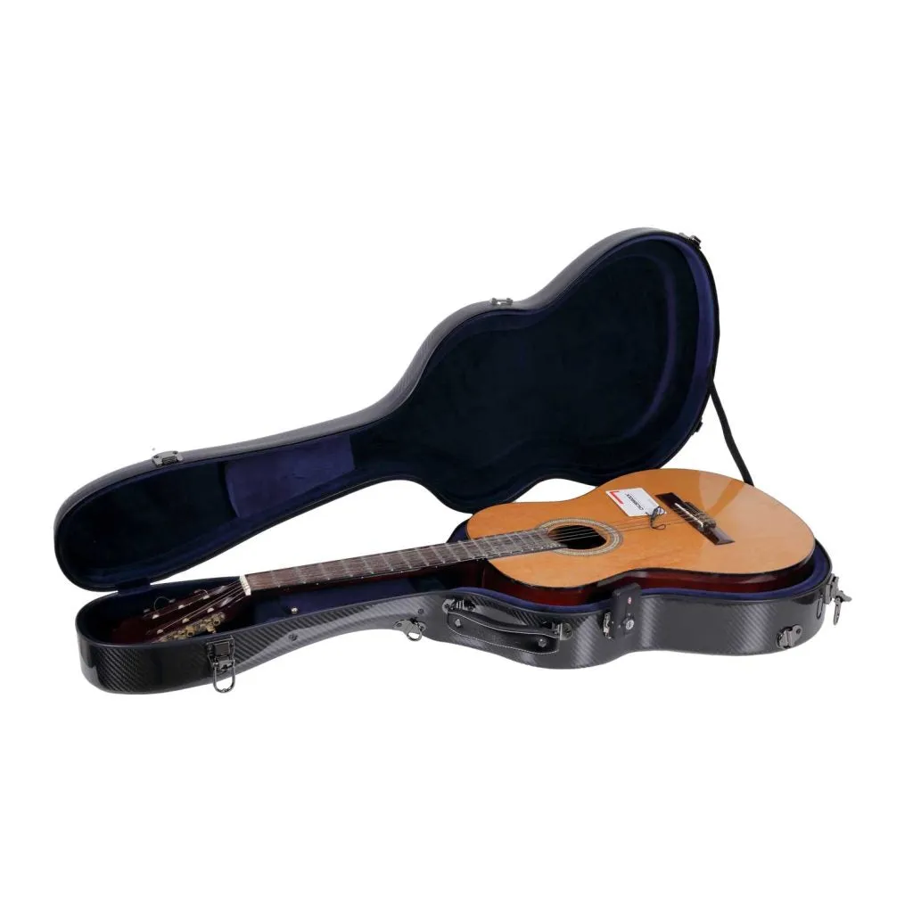 Crossrock CRF6030CBK Air Carbon 4/4 Classical Guitar Case - Black