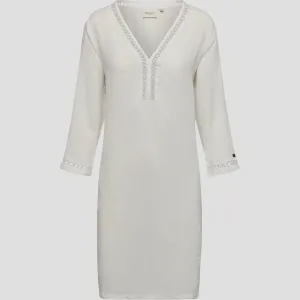 Diaz Linen Dress - White