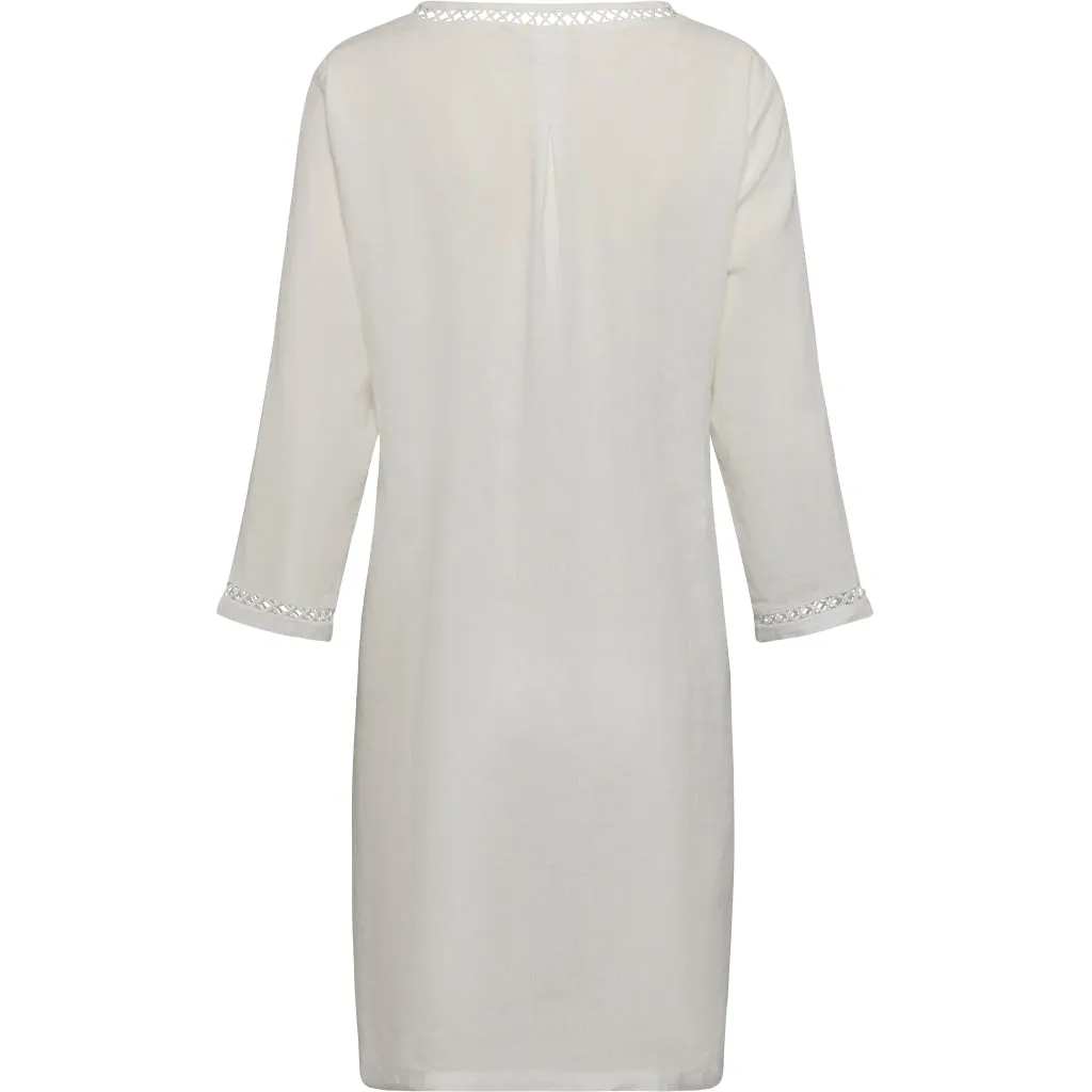 Diaz Linen Dress - White