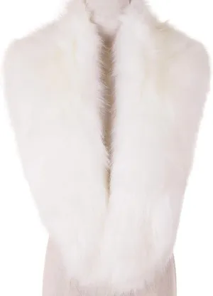 Dikoaina Extra Large Women's Faux Fur Collar for Winter Coat