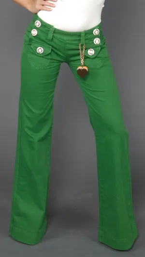 Dittos Sailor Baby Denim in Grass Green