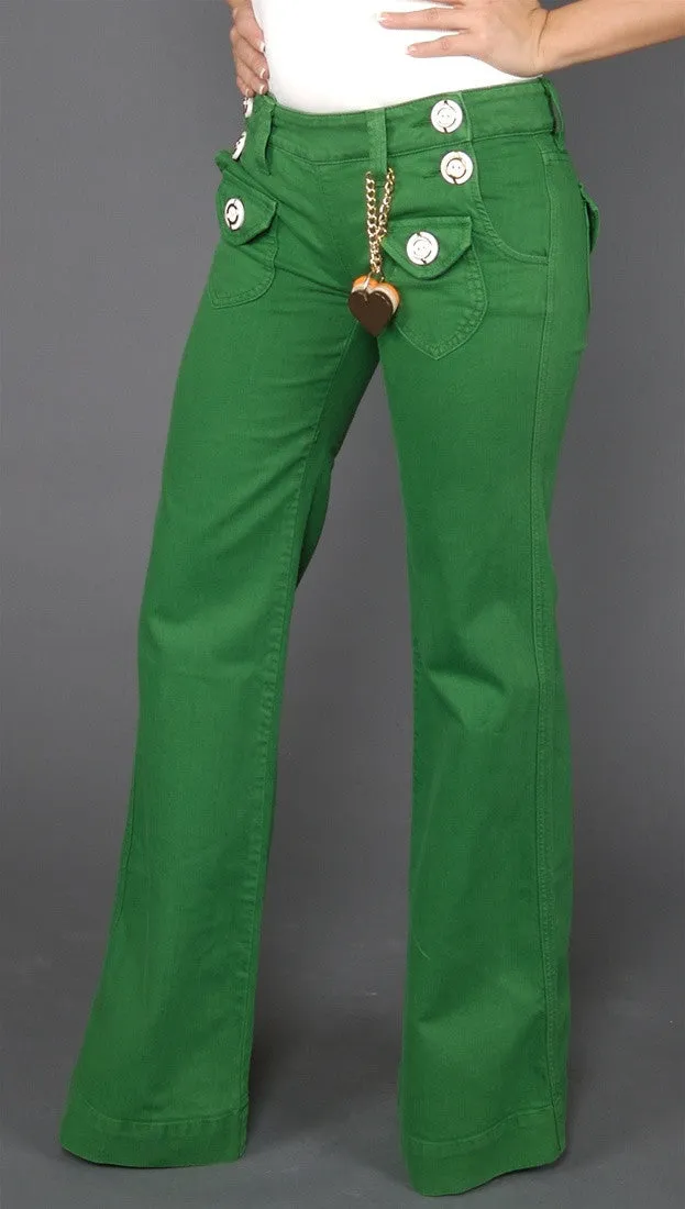Dittos Sailor Baby Denim in Grass Green