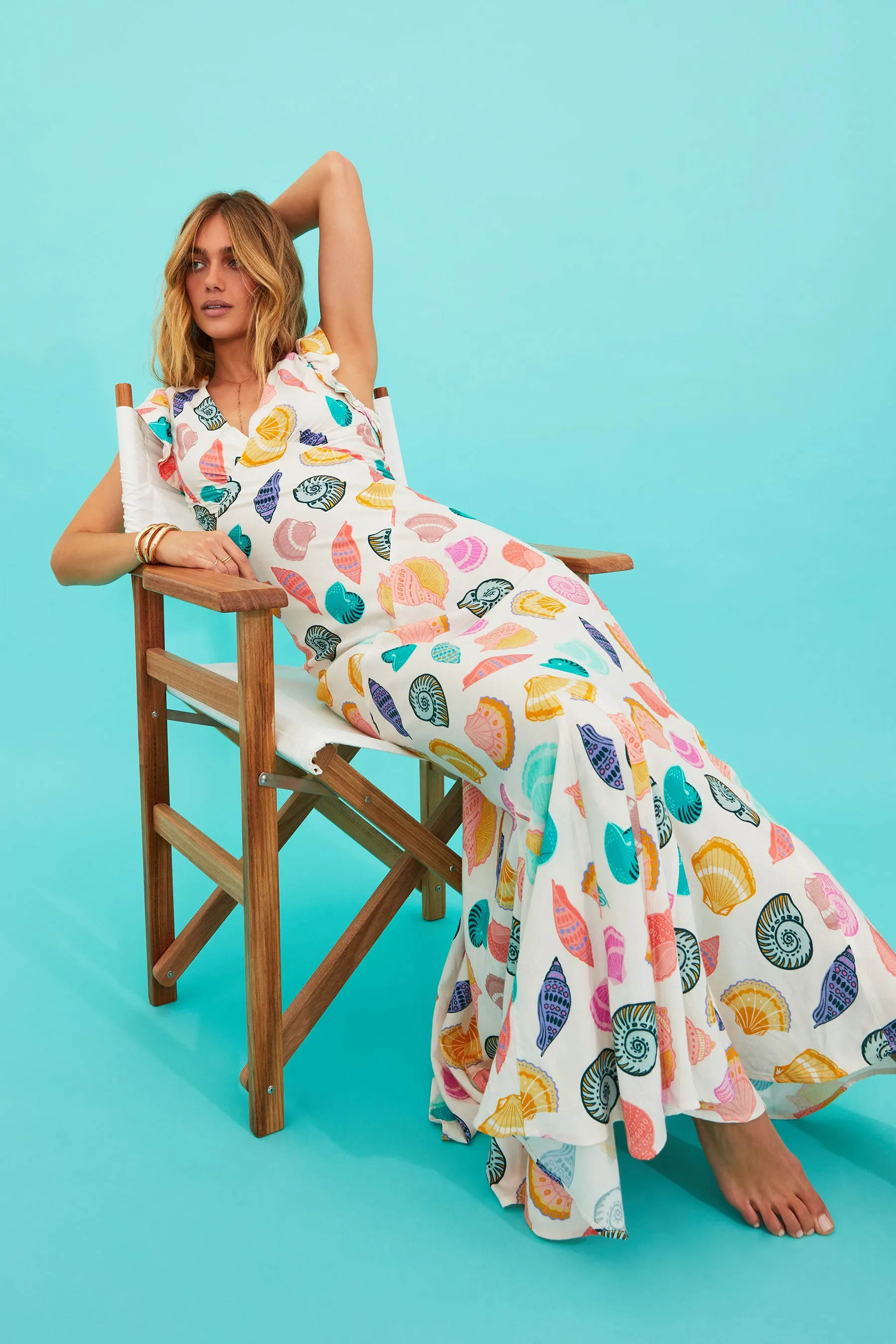Elodie Dress Coastal Jewel