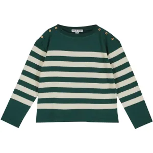 Emile et Ida Sweatshirt Vert Beige