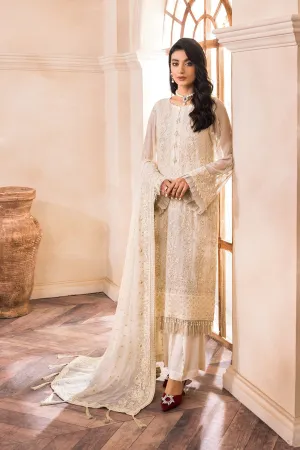 Farasha Embroidered Luxury Chiffon Collection 2022 – CREME