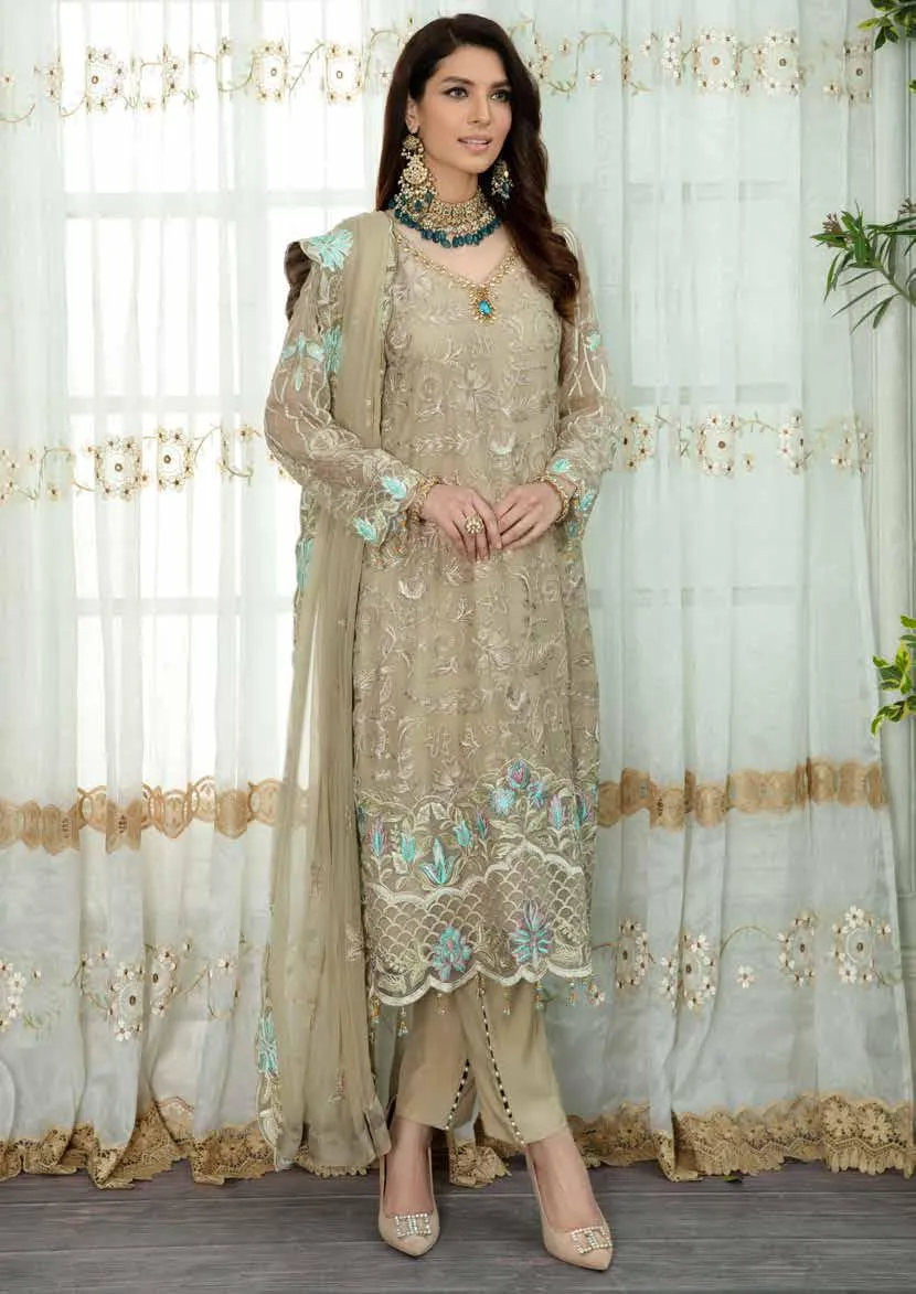 Farmaish Festive Chiffon Collection by Zebtan – FC-05