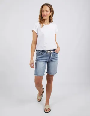 Gabby Bermuda Shorts - Mid Blue