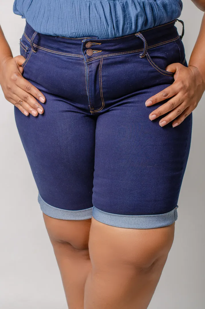 Gesture Bermuda Shorts - Indigo