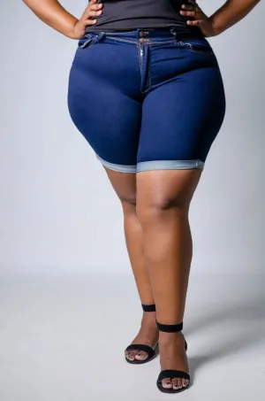 Gesture Bermuda Shorts - Indigo