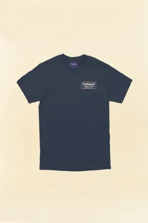 Godspeed 'Genuine' Heavyweight Organic T-Shirt - Navy