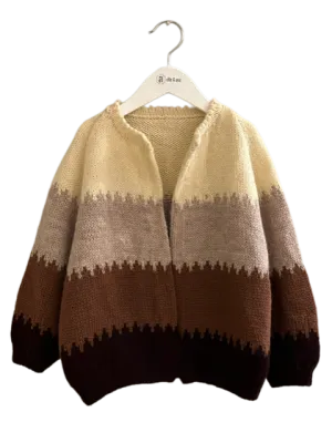 HAND KNITTED CARDIGAN (SZ 5-6)