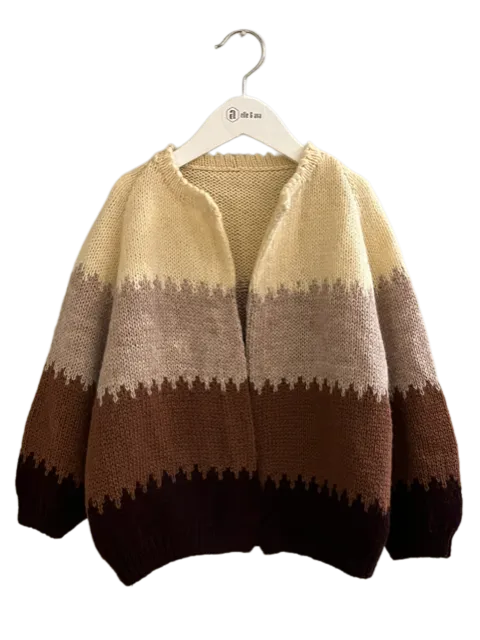HAND KNITTED CARDIGAN (SZ 5-6)