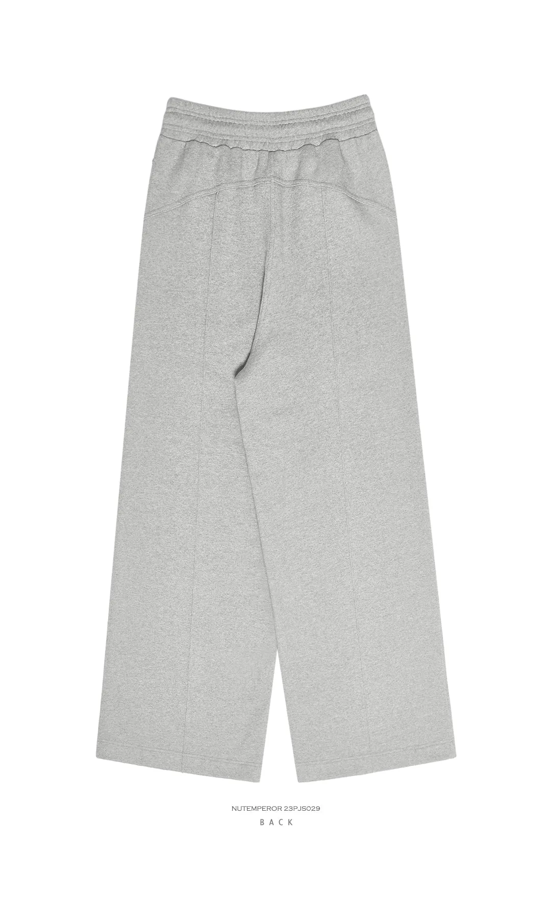 Heavyweight wide-leg sports pants