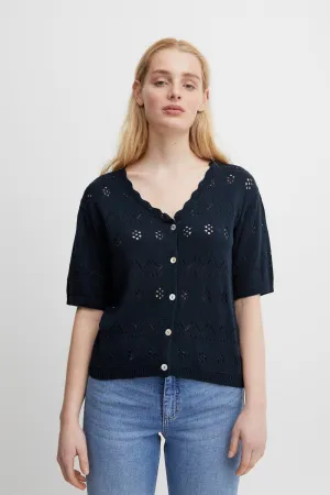 Ichi Ihlaluha Cardigan Navy