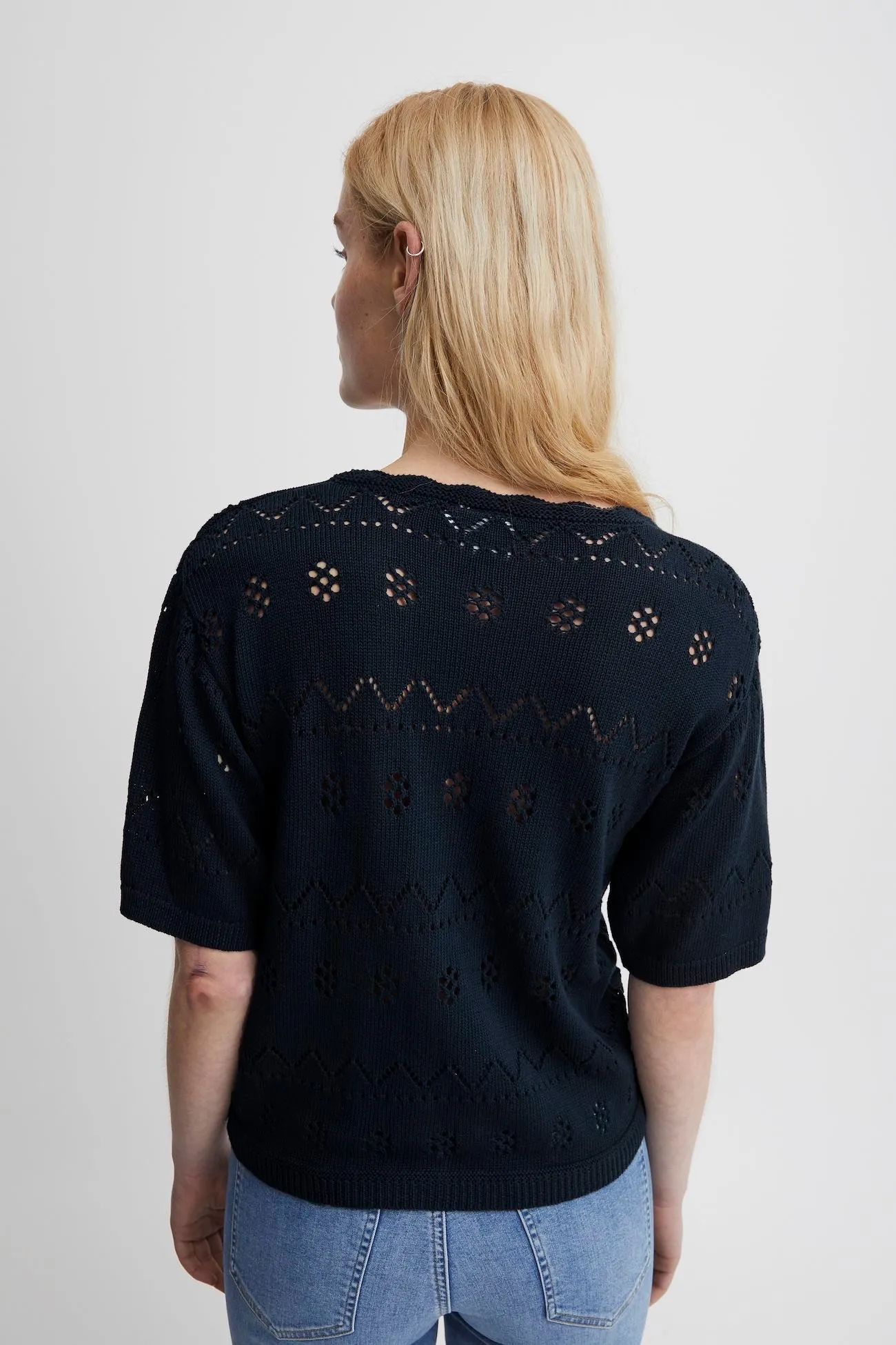 Ichi Ihlaluha Cardigan Navy